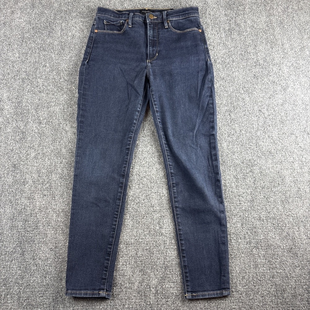 Banana Republic Premium Denim High Rise Skinny Jeans Dark Wash - Women's 28